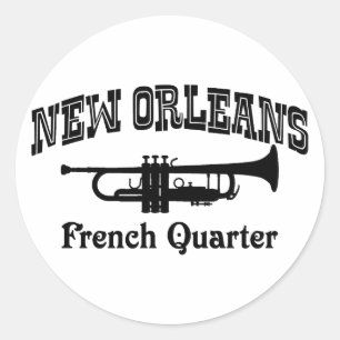 Sticker Rond Nouvelle-Orléans