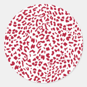 Sticker Rond Nouvelle texture léopard 9