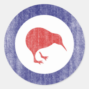 STICKER ROND NOUVELLE-ZÉLANDE