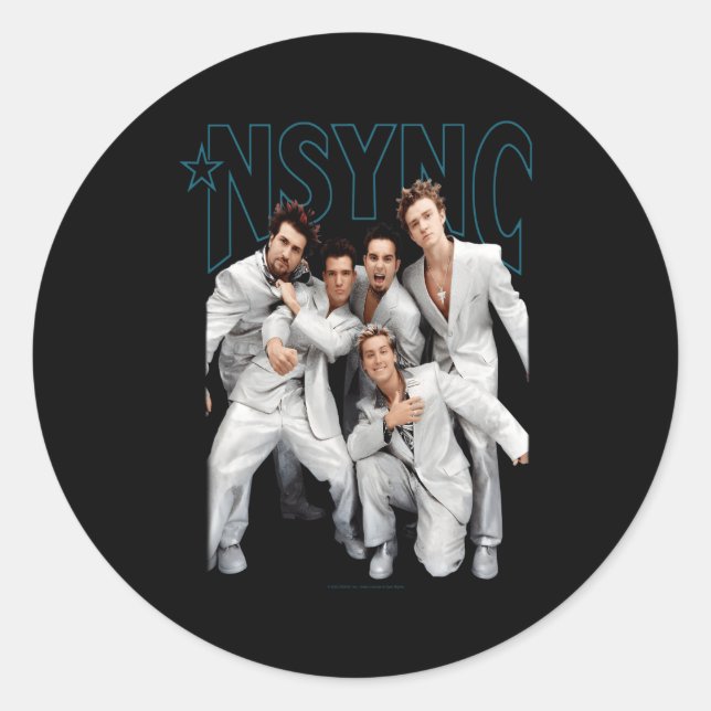 Sticker Rond Nsync La Réflexion Officielle De Vous (Devant)