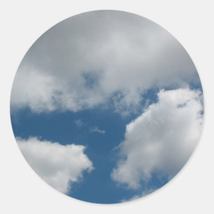 Sticker Rond nuages