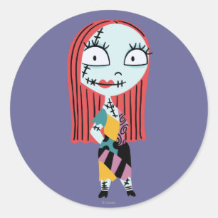 Sticker Rond Nuit avant Noël   Jolie Sally