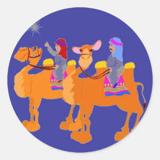 Sticker Rond nuit étoilée