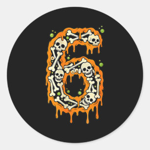 Sticker Rond Numéro 6 Six Sept 6 7 Mème Drôle Design Couples H
