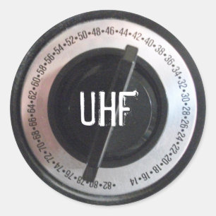 Sticker Rond Numéro UHF