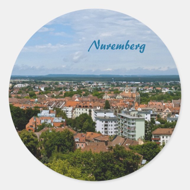 Sticker Rond Nuremberg (Devant)