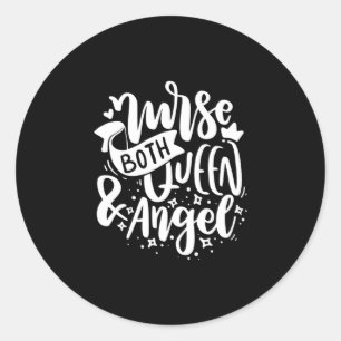 Sticker Rond Nurse   Nurse Both