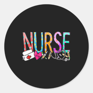 Sticker Rond NURSE'S DAY NURSE WEEK Nurse Life 2022 Mère