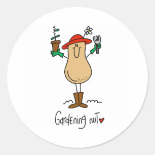 Sticker Rond Nut de jardinage