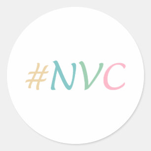 Sticker Rond #NVC Communication non violente pour l'empathie
