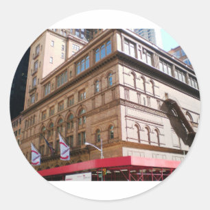 Sticker Rond NYC Carnegie Hall
