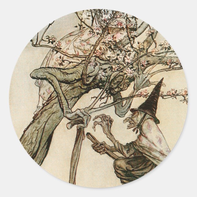 Sticker Rond O Arbre à moi (Devant)