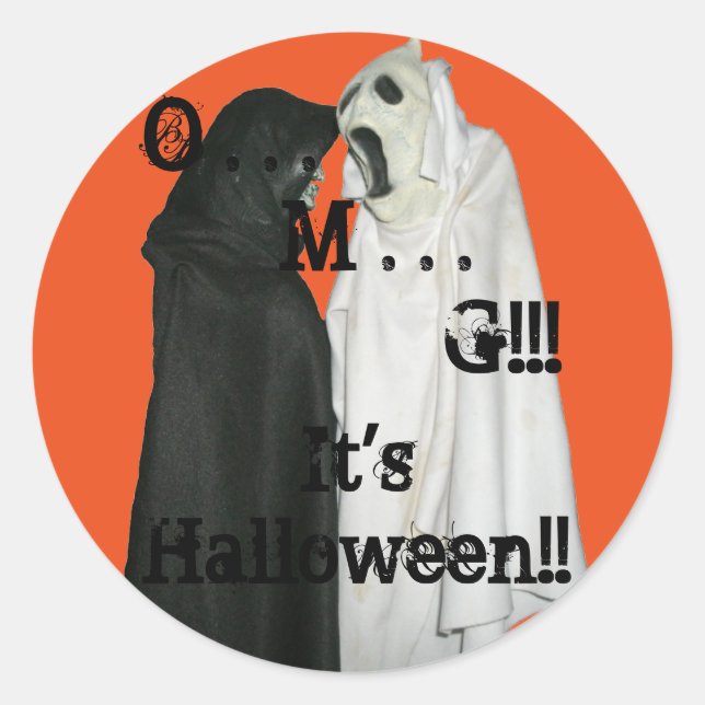 STICKER ROND O. . . M. . . G ! (Devant)