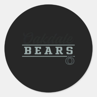 Sticker Rond Oakdale High School Bears