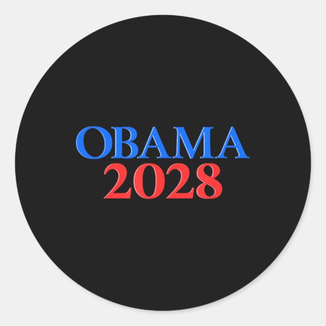 Sticker Rond Obama 2028 _9 (Devant)