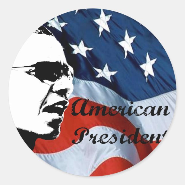 Sticker Rond Obama Dons 2 (Devant)