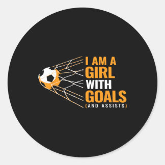 Sticker Rond Objectifs motivationnels pour femmes Cool Je suis