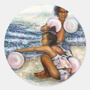 Sticker Rond Obsédés par la conquête de l'impossible
