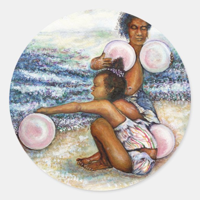 Sticker Rond Obsédés par la conquête de l'impossible (Devant)