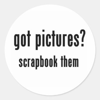 Sticker Rond Obtenir Des Photos De Scrapbook