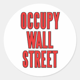 Sticker Rond Occupy Wall Street Nous Sommes Les 99%