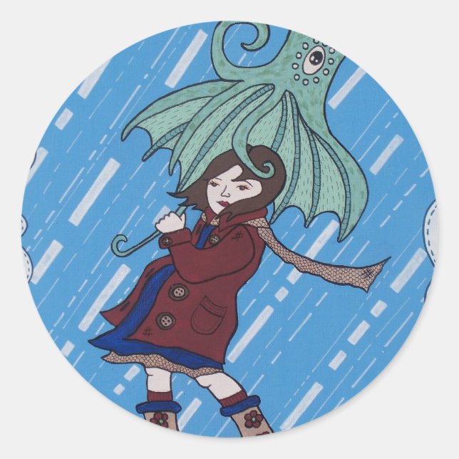 Sticker Rond Octibrella ! (Devant)