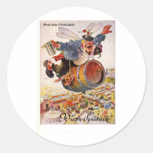 Sticker Rond Octoberfest 2