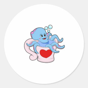 Sticker Rond Octopus avec Coeur Cup.PNG