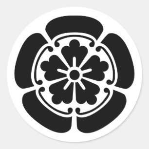 Sticker Rond Oda, Japon