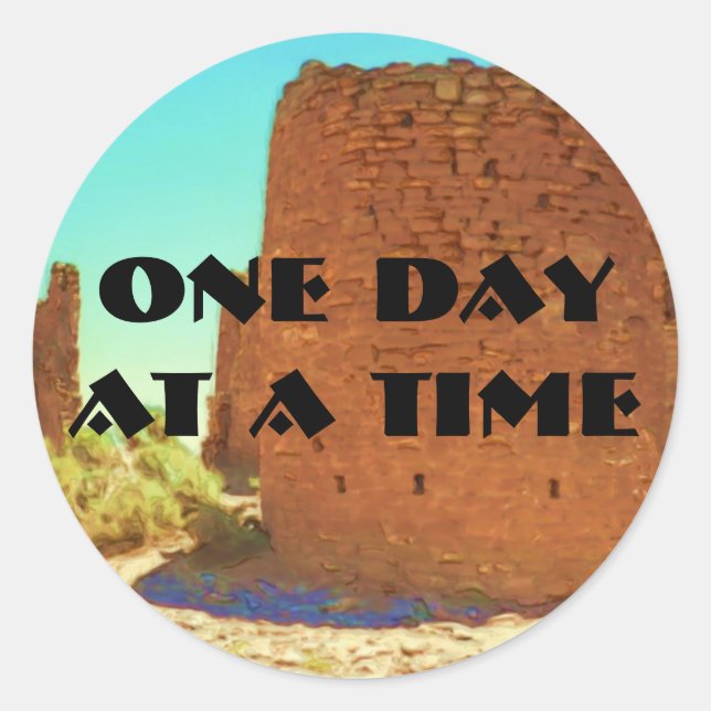 Sticker Rond ODAT de l'élément Terre (Devant)