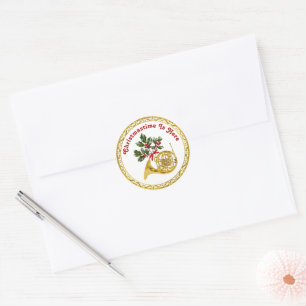 Sticker Rond Ode au ballet Casse-Noisette Cor d'harmonie