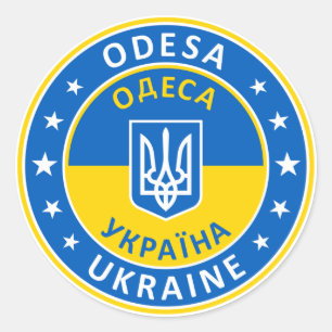 Sticker Rond Odesa Ukraine