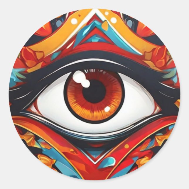 Sticker Rond Oeil (Devant)