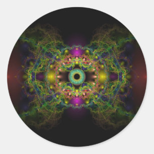 Sticker Rond OEil de Dieu - Vesica Piscis