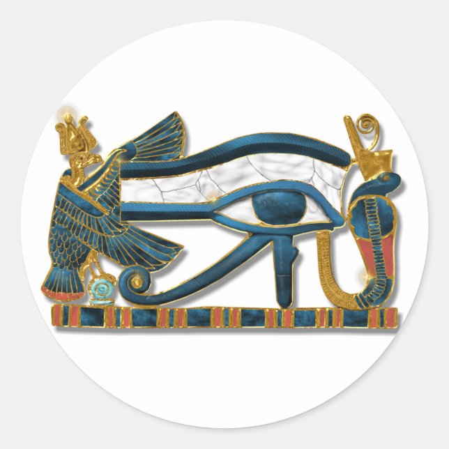 Sticker Rond Oeil de Horus Pectoral (Devant)