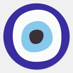 Sticker Rond Oeil malin