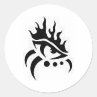 Sticker Rond Oeil malin