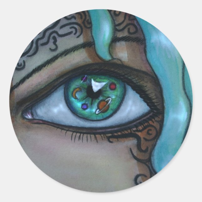 Sticker Rond OEil universel (Devant)