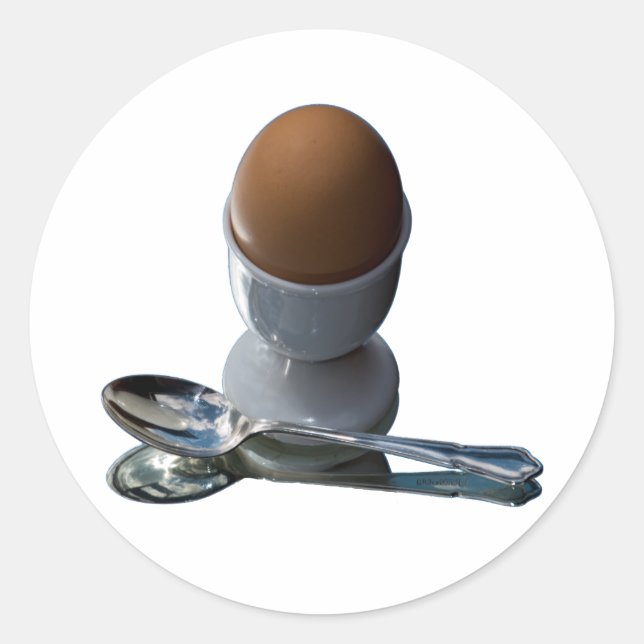 Sticker Rond Oeufs merveilleux (Devant)