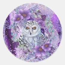 OEuvre de déesse de hibou neigeux par Renee