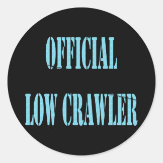 Sticker Rond officiallowcrawleruscg