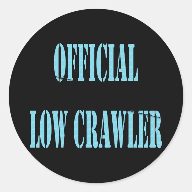 Sticker Rond officiallowcrawleruscg (Devant)