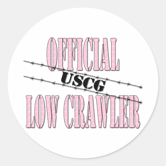 Sticker Rond officiallowcrawleruscg2 (Devant)