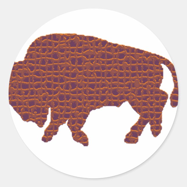 Sticker Rond Officiel Buffalo (Devant)