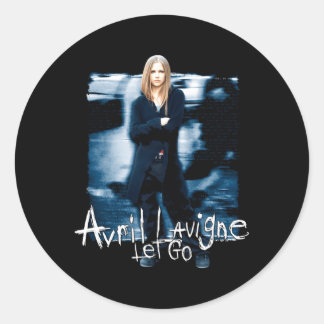 Sticker Rond Officiellement Avril Lavigne Lâchez