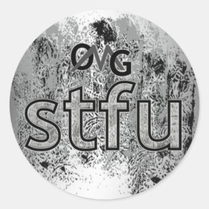 Sticker Rond Oh mon Dieu !