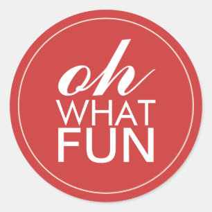Sticker Rond Oh, quel plaisir