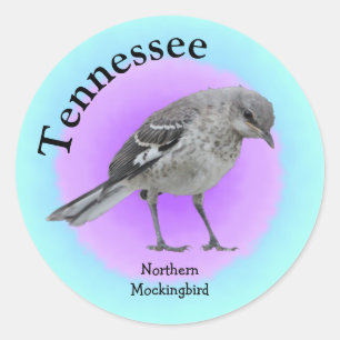 Sticker Rond Oiseau d'État du Tennessee