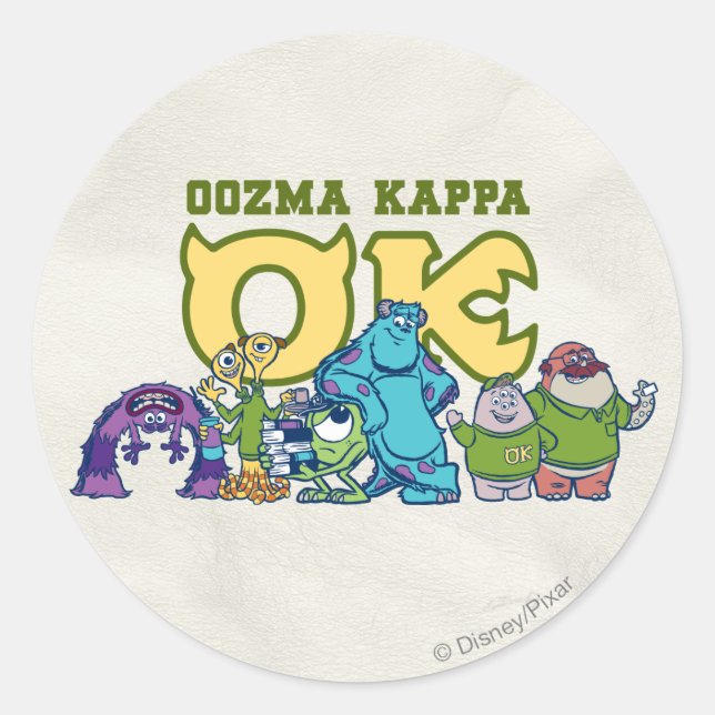 STICKER ROND OK - OOZMA KAPPA 1 (Devant)