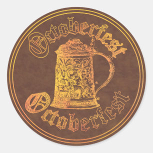 Sticker Rond Oktoberfest